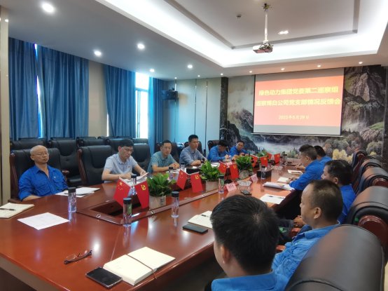 綠色動(dòng)力集團(tuán)黨委巡察組赴博白、汕頭公司召開巡察情況反饋會(huì)